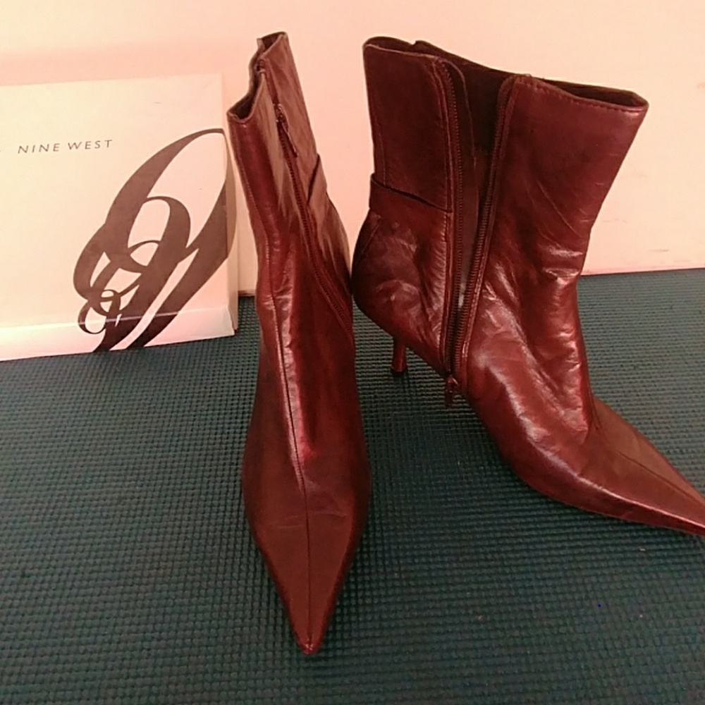 Nine west leather boots
